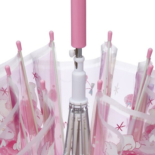 傘 ビニール傘 55cm MMラブラブきゅん