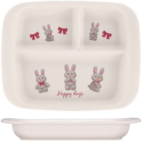 ベビー食器 ぬいぐるみうさぎ