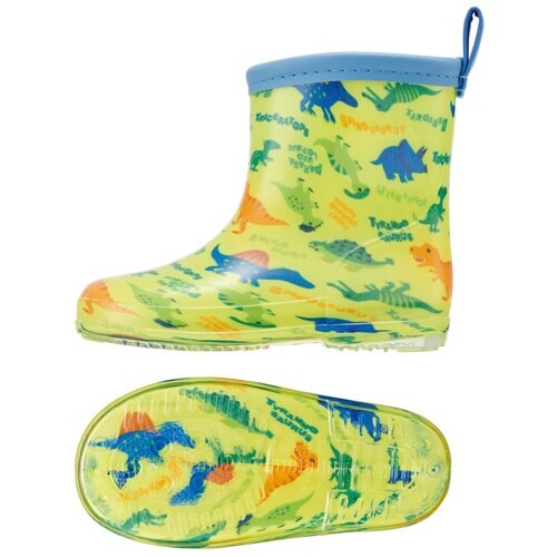レインブーツ キッズ 恐竜 14cm