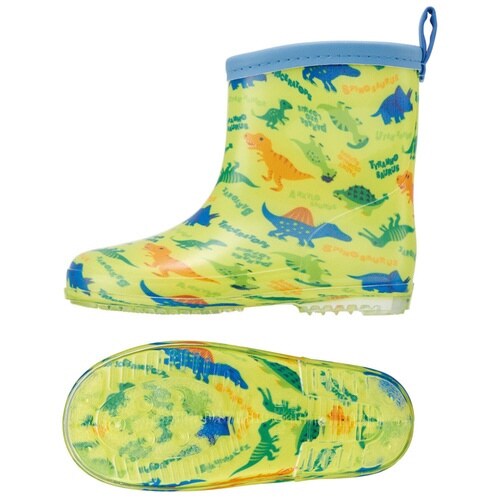 レインブーツ キッズ 恐竜 16cm