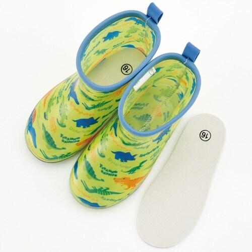 レインブーツ キッズ 恐竜 16cm