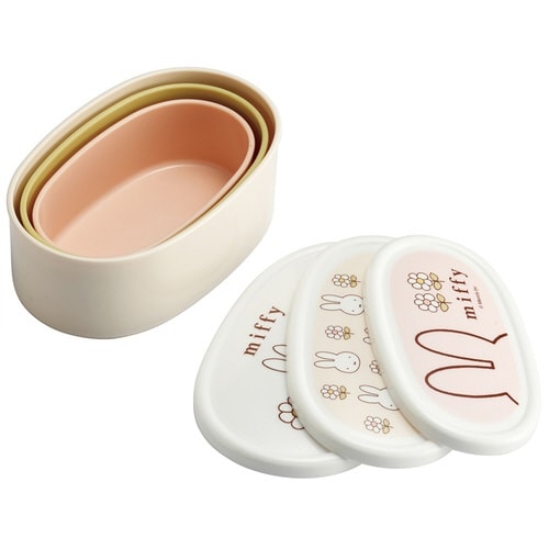 弁当箱 抗菌シール容器3個セット miffy23