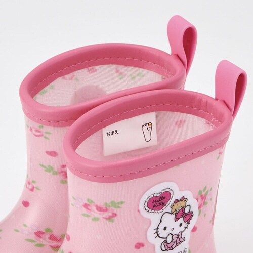 レインブーツ キッズ KTラブリーフラワー