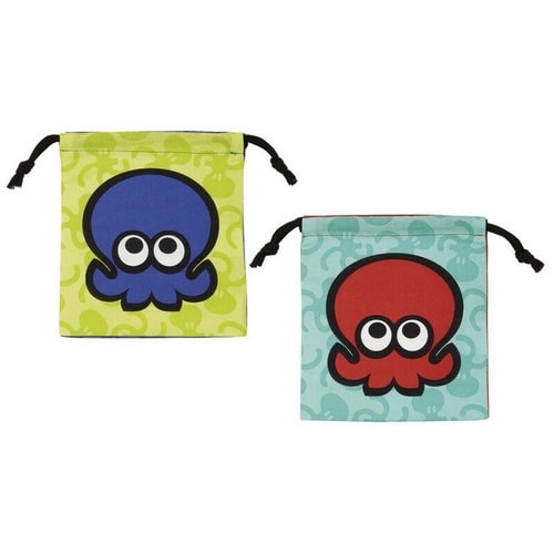 巾着 マチ付き巾着 2個入り スプラトゥーン3