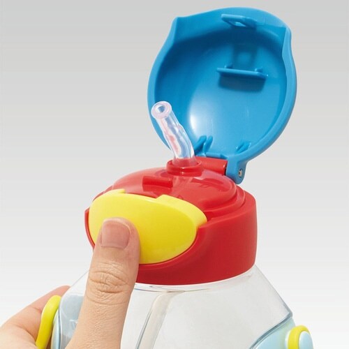 ワンプッシュ ストロー 水筒 530ml トミカ