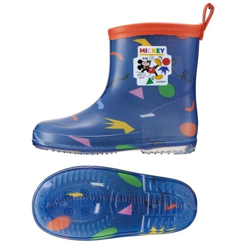 レインブーツ キッズ 14cm ミッキーマウス