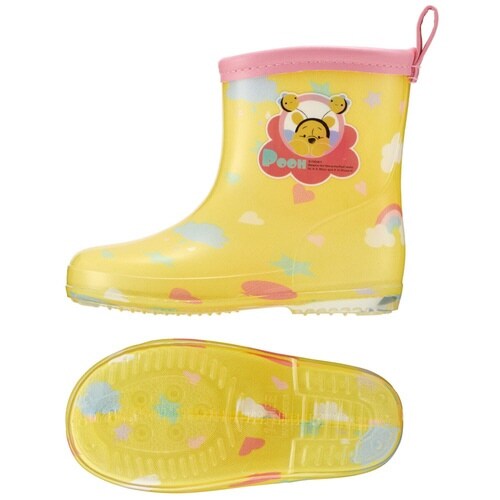 レインブーツ キッズ 14cm くまのプーさん