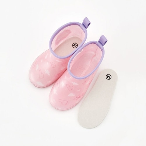 レインブーツ キッズ 14cm プリンセス