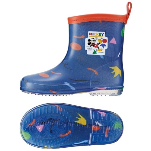 レインブーツ キッズ 15cm ミッキーマウス