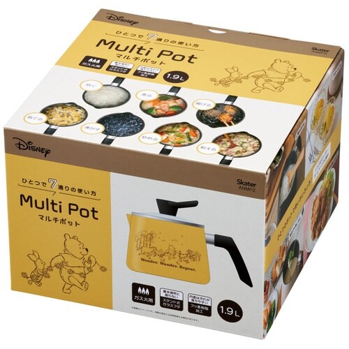 マルチポット 1.9L ガス火専用 くまのプーさん