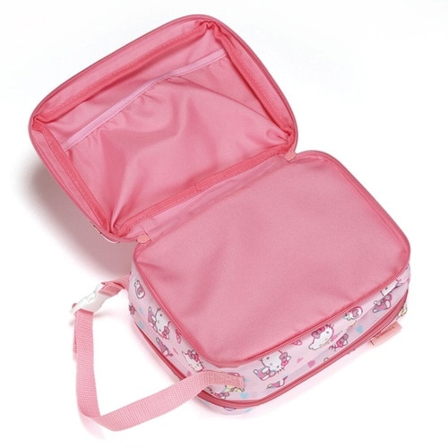 おむつポーチ 両面収納 持ち手付き ハローキティ