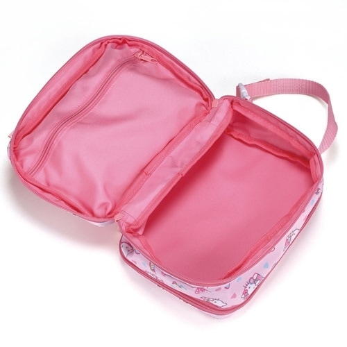 おむつポーチ 両面収納 持ち手付き ハローキティ