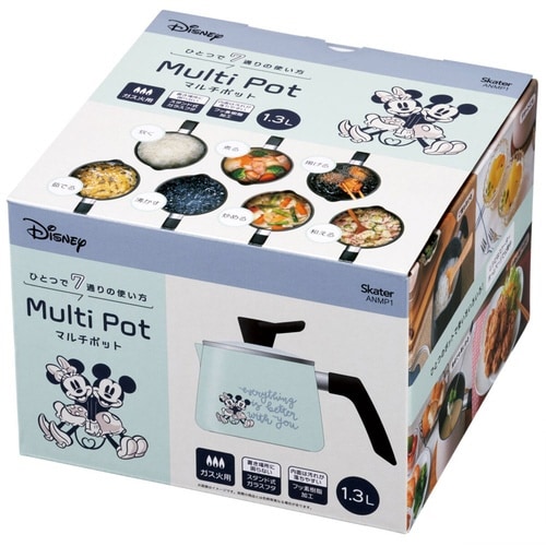 マルチポット 1.3L ガス火専用 ミッキーマウス