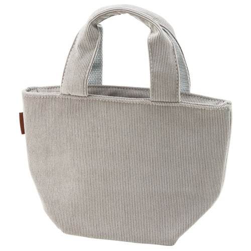 ランチバッグ コーデュロイ生地保温バッグ