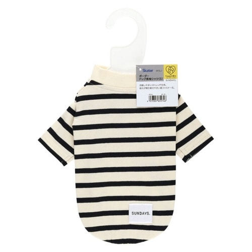 犬服 ドッグウェア 長袖 シャツ S ボーダー