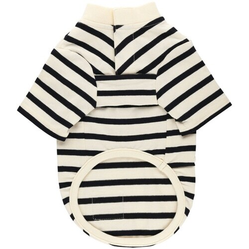 犬服 ドッグウェア 長袖 シャツ M ボーダー