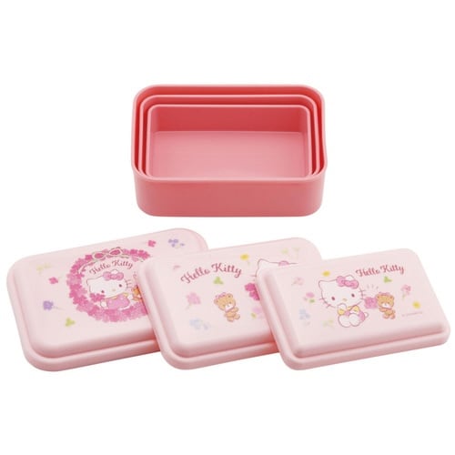 お弁当箱 抗菌入子式シール容器3個セット