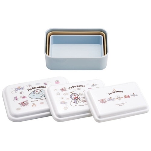 弁当箱 3個セット 抗菌入子式シール容器