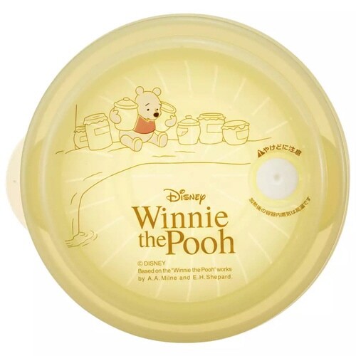 薄肉ごはん保存容器S お茶碗型 プーさんカフェ