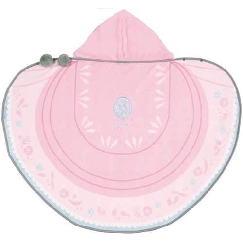 タオル 吸水速乾フード付き バスポンチョ アリエル