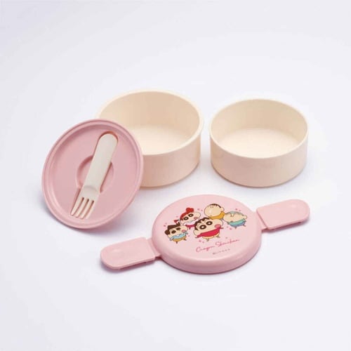 弁当箱 2段 500ml 抗菌丸型ランチボックス