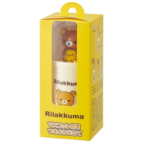 爪楊枝入れ マスコット付つまようじ立て リラックマ