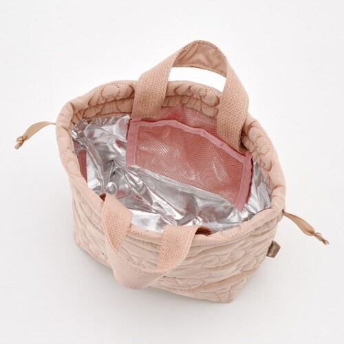 ランチバッグ キルト生地保冷ランチ巾着