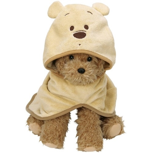 タオル ペット 犬猫用バスケープ くまのプーさん