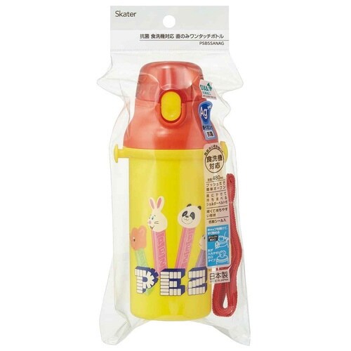 水筒 480ml 抗菌直飲プラボトル PEZ
