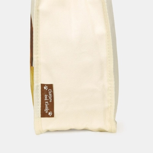 トートバッグ スクエアトートバッグ 茶太郎ときなこ