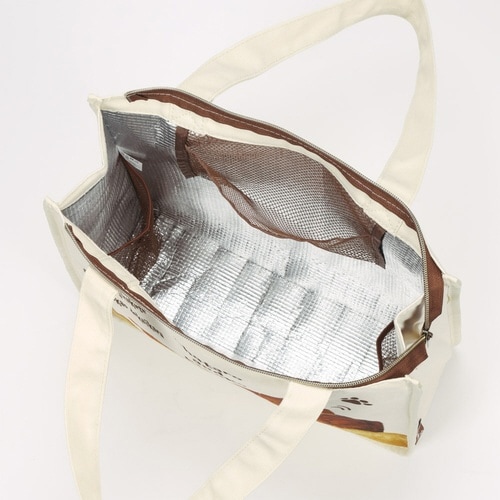 トートバッグ スクエアトートバッグ 茶太郎ときなこ