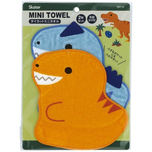 タオル ダイカットミニタオルセット 2枚入り