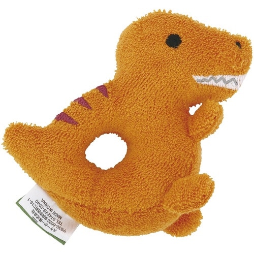 ぬいぐるみ ガラガラ ティラノサウルス