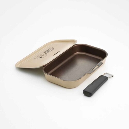 グリルパン スヌーピー 着脱ハンドル付き 蓋付き