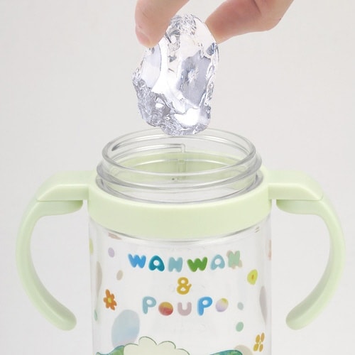 ベビーマグ 折りたたみ ストローマグ 持ち手付き