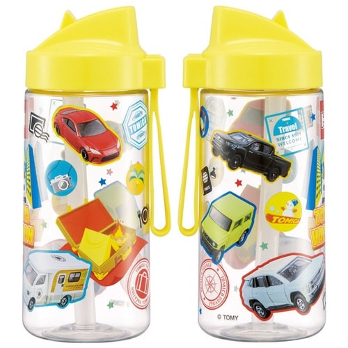 水筒 500ml キッズストローボトル トミカ