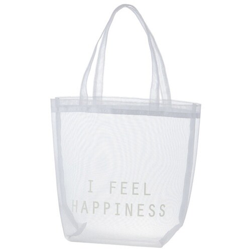 トートバッグ シースルーブルー