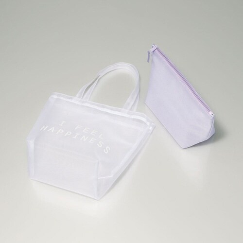 トートバッグ シースルーラベンダー