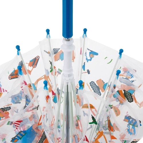 傘 長傘 ビニール傘 40cm 子供用 手動開閉式