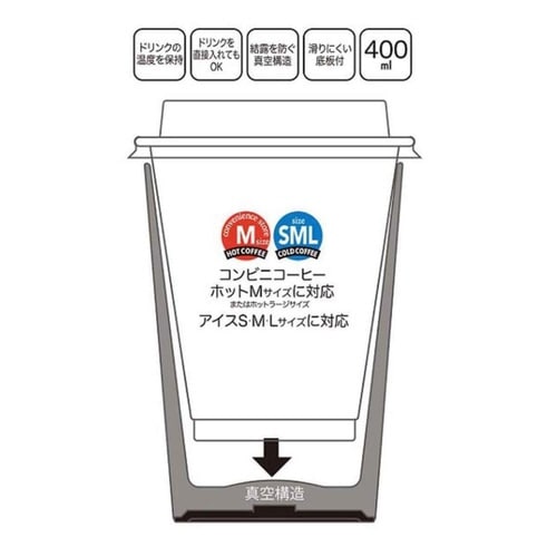 タンブラー 400ml スヌーピー PEANUTS