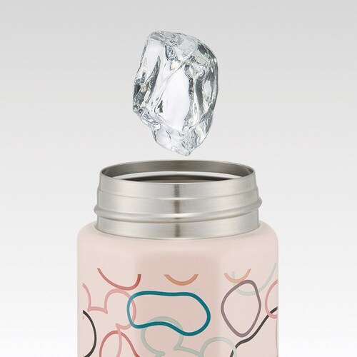 水筒 八角ステンレスボトル500ml モスピンク