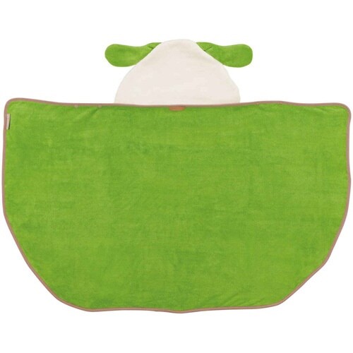 タオル 吸水速乾フード付き バスポンチョ ワンワン