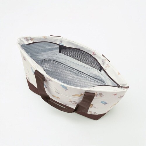 保冷バッグ 麻風トート保冷ショッピング