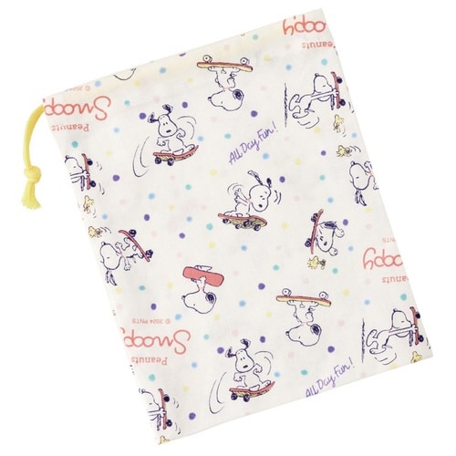 コップ袋 スヌーピー スケートボード