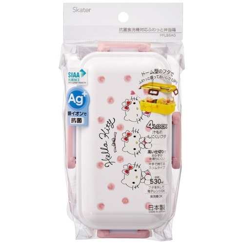 弁当箱 1段 530ml ふわっと弁当箱 キティ