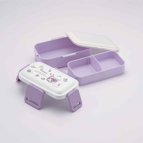 弁当箱 2段 600ml 2段ふわっと弁当 クロミ