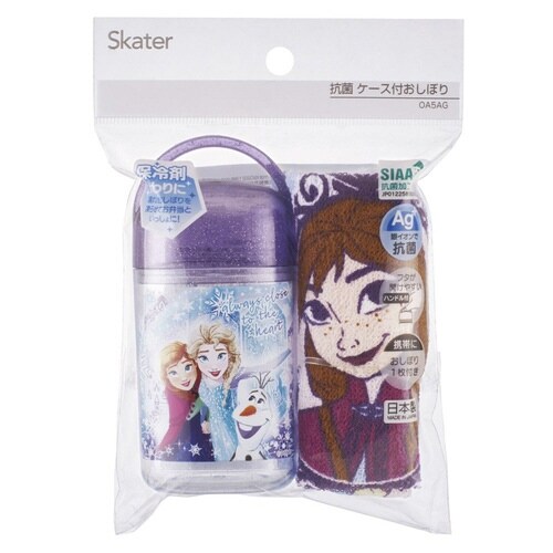 抗菌ケース付おしぼり アナと雪の女王25