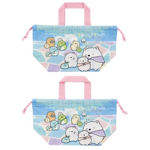 弁当袋 ランチ巾着 すみっコぐらししろくまふるさと