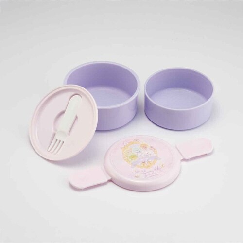 弁当箱 2段 500ml 抗菌丸型ランチBOX2段