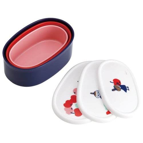 シール容器 抗菌シール容器3Pセット リトルミイ